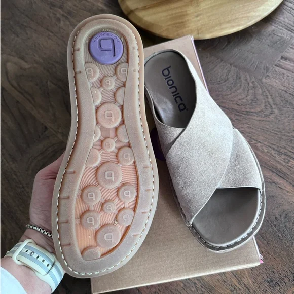 Bionica Suede Sandals - Picture 3 of 5